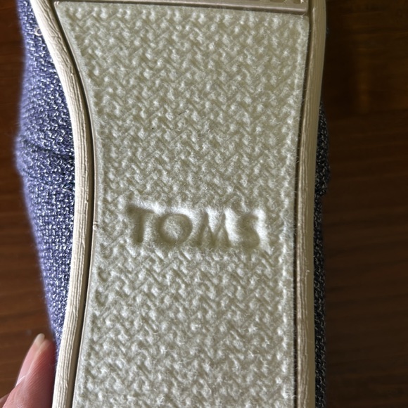 Ladies Toms Navy Classic Shoes - Picture 10 of 13